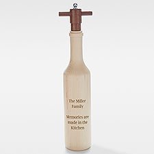 Engraved Family Message Maple Pepper Mill - 41916