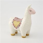 Engraved Ceramic Llama Bank for the New Baby  - 41925