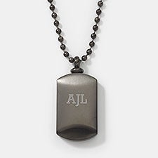 Engraved Memorial Keepsake Dog Tag Urn Necklace - 41937