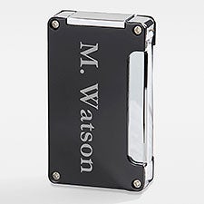Engraved Name Torch Lighter With Cigar Punch - 42073