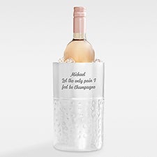 Engraved Message For Him Personalized Wine Chiller - 42108