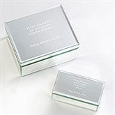 Personalized Birthday Mirrored Jewelry Box - Write Your Own - 42172
