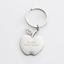 Engraved Apple Keychain For Him - 42229