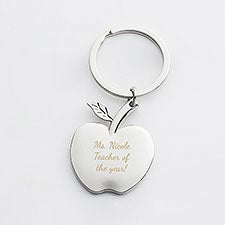 Engraved Recognition Apple Keychain - 42230