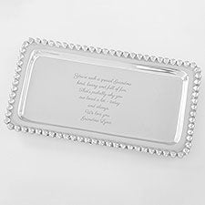 Personalized Mariposa® String of Pearls Jewelry Tray For Grandma - 42244