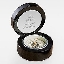 Engraved Message Navigator Desk Compass For Dad - 42364