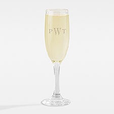 Etched Champagne Flute for Housewarming - 42377