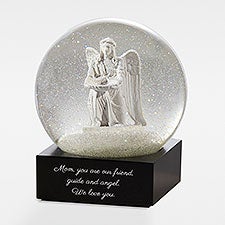 Engraved Message CoolSnowGlobes Angel Snow Globe for Her - 42379