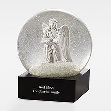Engraved Message CoolSnowGlobes Angel Snow Globe for Family - 42380