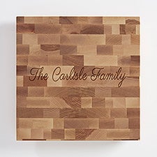 Engraved Housewarming Butcher Block Cutting Board - 42393