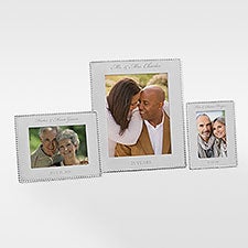 Mariposa String of Pearls Engraved Anniversary Photo Frame - 42399