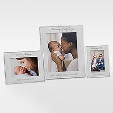 Mariposa String of Pearls Engraved Photo Frame for Mom - 42402