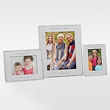 Mariposa String of Pearls Engraved Photo Frame for Grandma - 42403