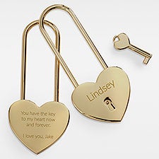 Engraved Wedding Love Lock - 42450