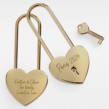Engraved Love Lock for Her - 42454