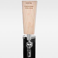 Engraved Message Maple Beer Tap Handle For Him - 42467