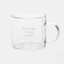 Engraved Birthday Double Wall Mug  - 42519