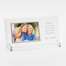 Engraved Message Glass Horizontal Picture Frame for Her - 42566