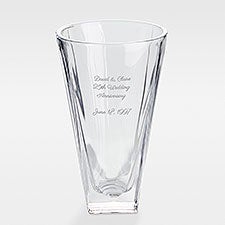 Etched Anniversary Message Vase - 42587