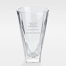 Etched Message Vase for Mom - 42590