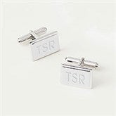 Engraved Graduation Sterling Silver Rectangular Cufflinks  - 42751