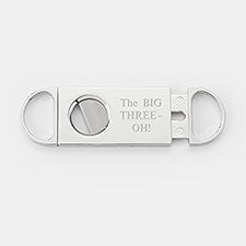 Engraved Birthday Cigar Cutter  - 42762