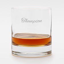 Luigi Bormioli Engraved Housewarming Old Fashioned Whiskey Glass - 42852