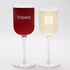 Engraved Luigi Bormioli® Wine Glasses - 42853