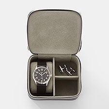 Engraved Watch Collector Travel Case  - 42867