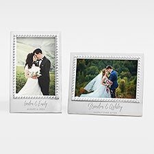 Engraved Mariposa Wedding Message Statement Frame  - 42879