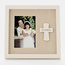 Engraved Grandma's Cross Picture Frame  - 42908