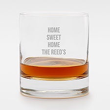 Luigi Bormioli Engraved Housewarming Whiskey Glass - 42937