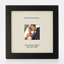 Engraved Wedding Gallery Square Picture Frame  - 43060