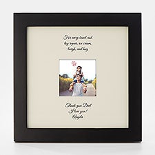 Engraved Dad's Gallery Square Opening Picture Frame - 43064
