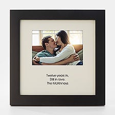 Engraved Anniversary Gallery 5x7 Opening Picture Frame - 43066