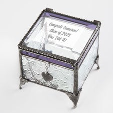 Engraved Graduation Message Jewelry Box - 43200