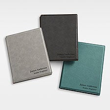 Engraved Junior Portfolio For Him  - 43258