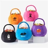 Halloween Characters Personalized Halloween Pumpkin Treat Bags - 43324