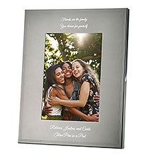 Engraved Friends Tremont Gunmetal 5x7 Picture Frame   - 43385