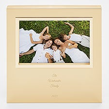 Engraved Family Gold Uptown 4x6 Picture Frame  - 43389