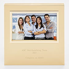 Engraved Office Gold Uptown 4x6 Picture Frame - 43395