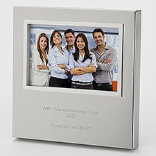 Engraved Office Silver Uptown 4x6 Picture Frame - 43402