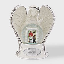 Engraved Family Guardian Angel Snow Globe  - 43428