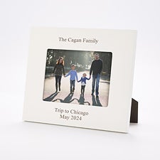 Engraved Family Everyday White 5x7 Picture Frame  - 43451