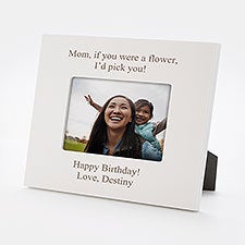 Engraved for Mom Everyday White 4x6 Picture Frame  - 43471