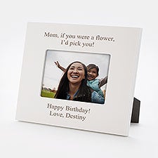 Engraved for Mom Everyday White 4x6 Picture Frame - 43471