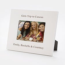 Engraved Friends Everyday White 4x6 Picture Frame  - 43473