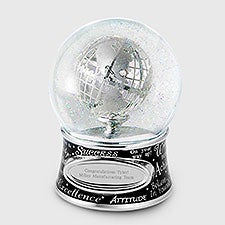 Engraved Success Recognition Snow Globe - 43610