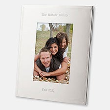 Personalized Family Tremont Silver 5x7 Picture Frame - 43764