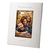 Engraved Family Tremont Silver 4x6 Picture Frame  - 43771